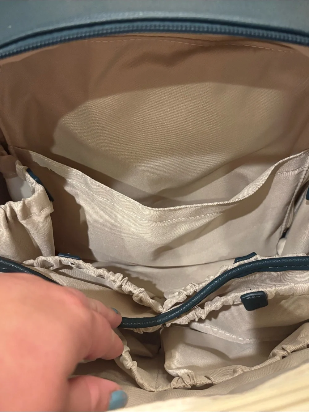 Ayla & Co. Mini Convertible Diaper Bag in Peacock